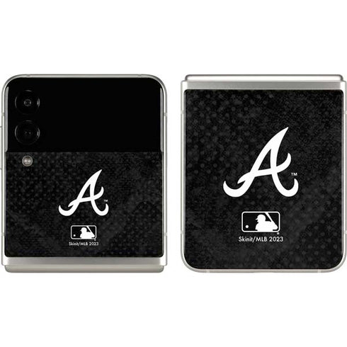 MLB Atlanta Braves Dark Wash Galaxy Z Flip3 5G Skin