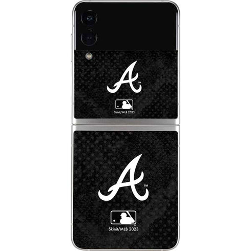 MLB Atlanta Braves Dark Wash Galaxy Z Flip3 5G Skin