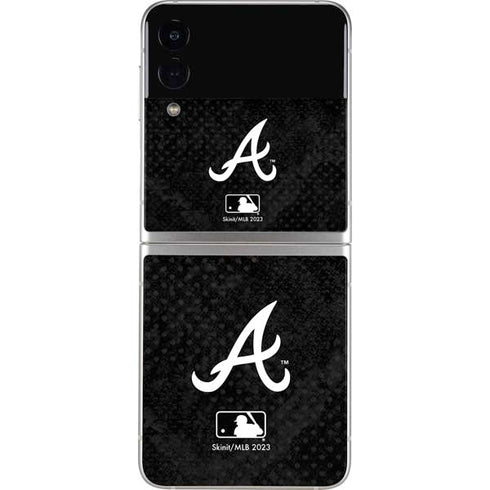 MLB Atlanta Braves Dark Wash Galaxy Z Flip4 5G Skin