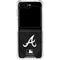 MLB Atlanta Braves Dark Wash Galaxy Z Flip5 5G Clear Case