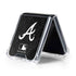 MLB Atlanta Braves Dark Wash Galaxy Z Flip5 5G Clear Case