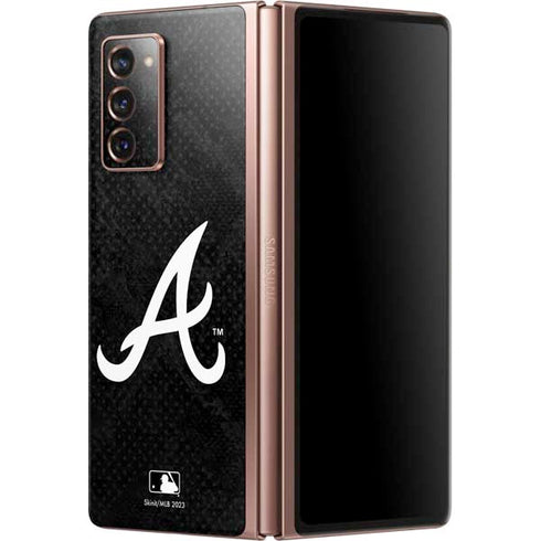 MLB Atlanta Braves Dark Wash Galaxy Z Fold2 5G Skin