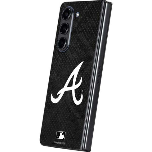 MLB Atlanta Braves Dark Wash Galaxy Z Fold5 5G Skin