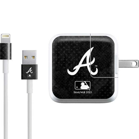 MLB Atlanta Braves Dark Wash iPad Charger (10W USB) Skin