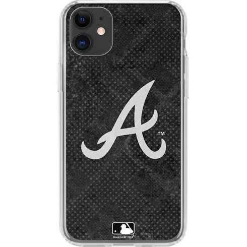 MLB Atlanta Braves Dark Wash iPhone 11 Clear Case