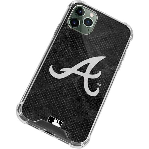 MLB Atlanta Braves Dark Wash iPhone 11 Pro Max Clear Case