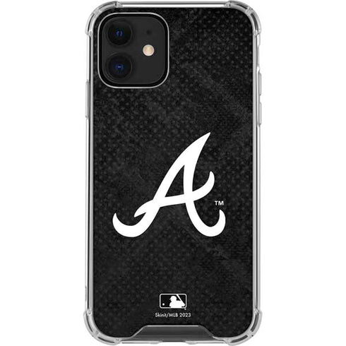 MLB Atlanta Braves Dark Wash iPhone 12 Mini Clear Case