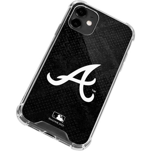 MLB Atlanta Braves Dark Wash iPhone 12 Mini Clear Case