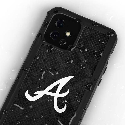 MLB Atlanta Braves Dark Wash iPhone 12 Mini Waterproof Case
