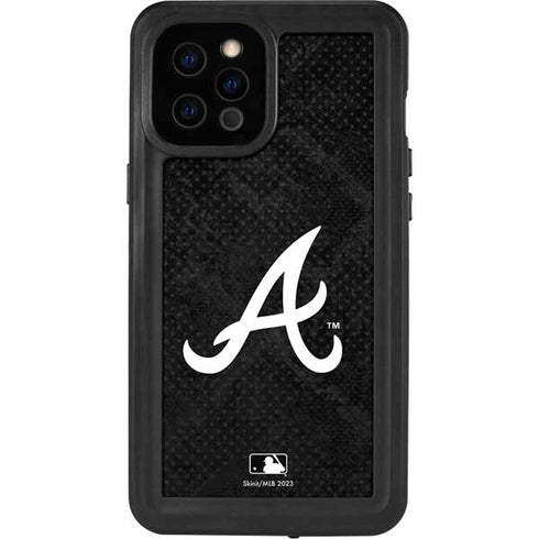 MLB Atlanta Braves Dark Wash iPhone 12 Pro Max Waterproof Case