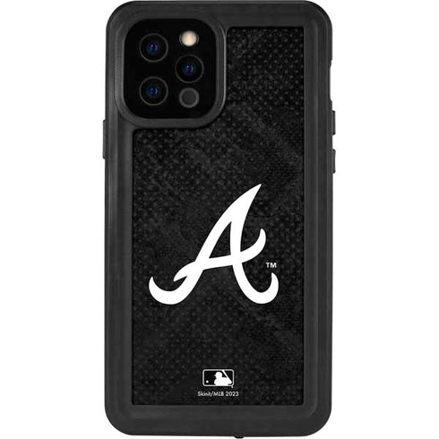 MLB Atlanta Braves Dark Wash iPhone 12 Pro Waterproof Case