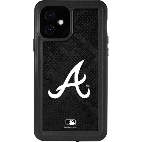 MLB Atlanta Braves Dark Wash iPhone 12 Waterproof Case
