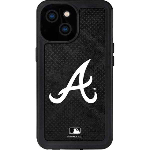MLB Atlanta Braves Dark Wash iPhone 13 Mini Waterproof Case