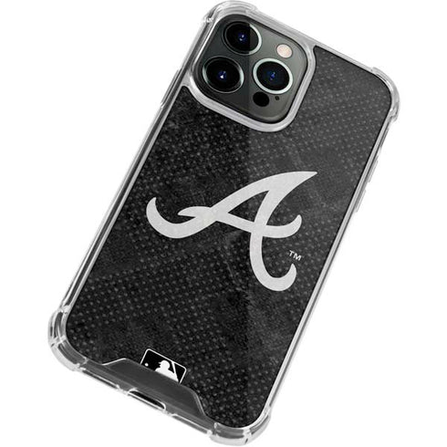 MLB Atlanta Braves Dark Wash iPhone 13 Pro Max Clear Case