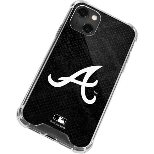 MLB Atlanta Braves Dark Wash iPhone 14 Plus Clear Case