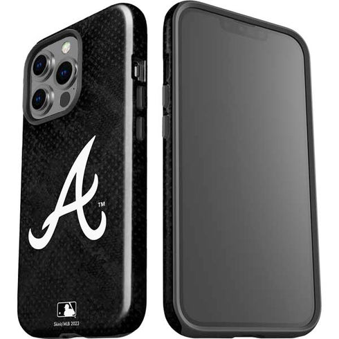 MLB Atlanta Braves Dark Wash iPhone 15 Pro Impact Case