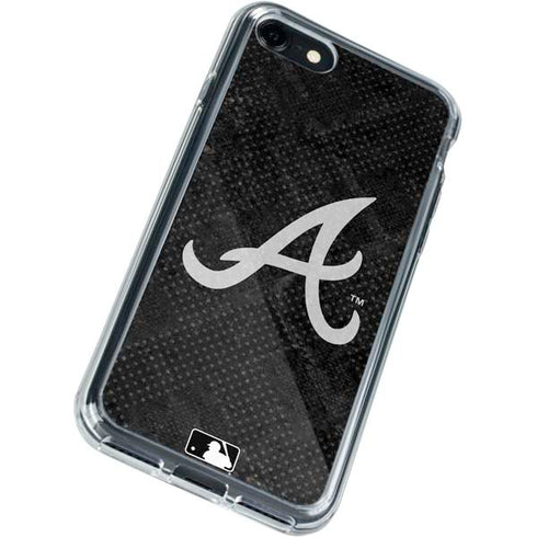 MLB Atlanta Braves Dark Wash iPhone SE (2nd & 3rd Gen) Clear Case
