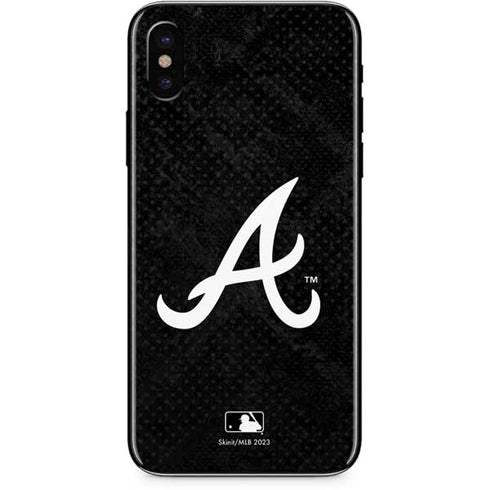MLB Atlanta Braves Dark Wash iPhone X Skin