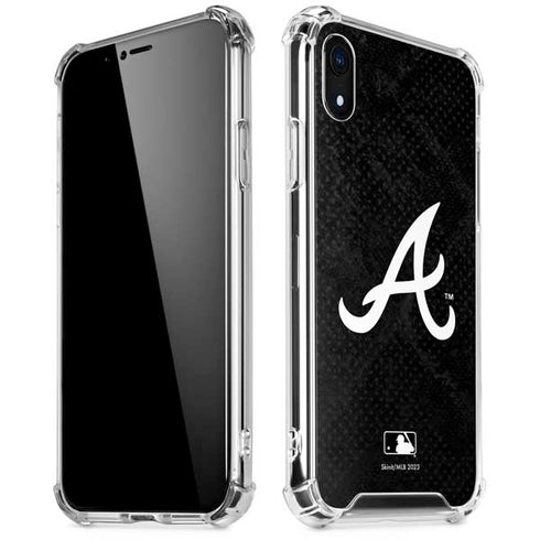 MLB Atlanta Braves Dark Wash iPhone XR Clear Case