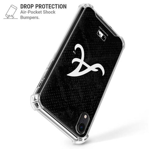 MLB Atlanta Braves Dark Wash iPhone XR Clear Case