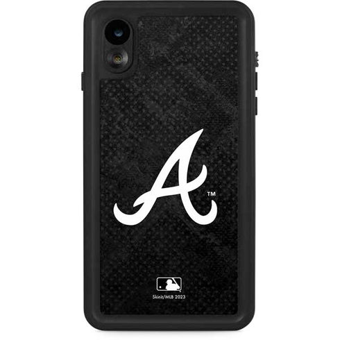MLB Atlanta Braves Dark Wash iPhone XR Waterproof Case