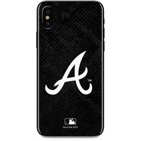 MLB Atlanta Braves Dark Wash iPhone XS Skin