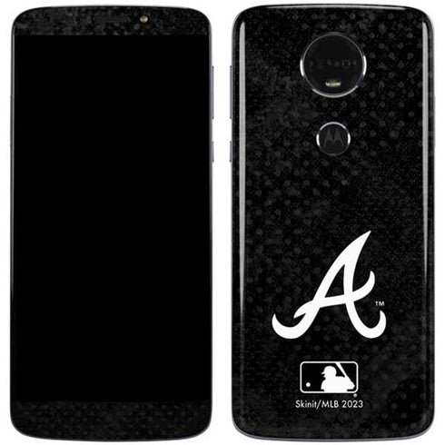 MLB Atlanta Braves Dark Wash Moto E5 Plus Skin