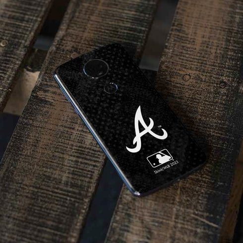 MLB Atlanta Braves Dark Wash Moto E5 Plus Skin