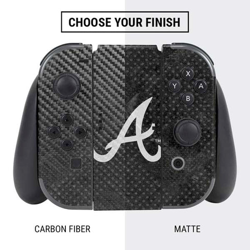 MLB Atlanta Braves Dark Wash Nintendo Switch Bundle Skin