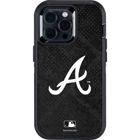 MLB Atlanta Braves Dark Wash Otterbox Defender iPhone Skin