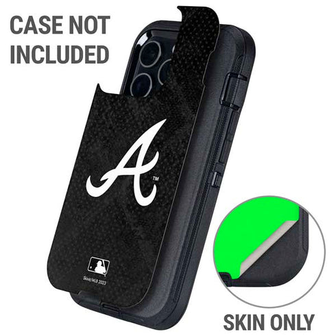MLB Atlanta Braves Dark Wash Otterbox Defender iPhone Skin