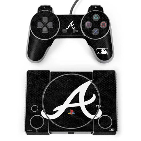 MLB Atlanta Braves Dark Wash PlayStation Classic Bundle Skin
