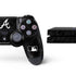 MLB Atlanta Braves Dark Wash PS4 Console and Controller Bundle Skin