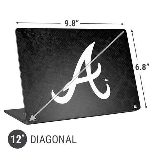 MLB Atlanta Braves Dark Wash Universal Laptop 12in (9.8 x 6.8in) Skin