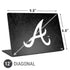 MLB Atlanta Braves Dark Wash Universal Laptop 12in (9.8 x 6.8in) Skin
