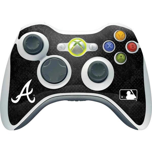 MLB Atlanta Braves Dark Wash Xbox 360 Wireless Controller Skin