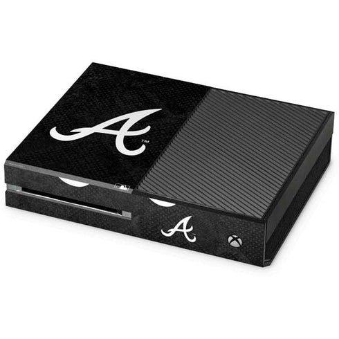 MLB Atlanta Braves Dark Wash Xbox One Console Skin