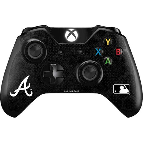 MLB Atlanta Braves Dark Wash Xbox One Controller Skin