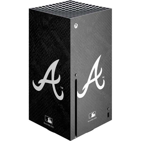 MLB Atlanta Braves Dark Wash Xbox Series X Console Skin