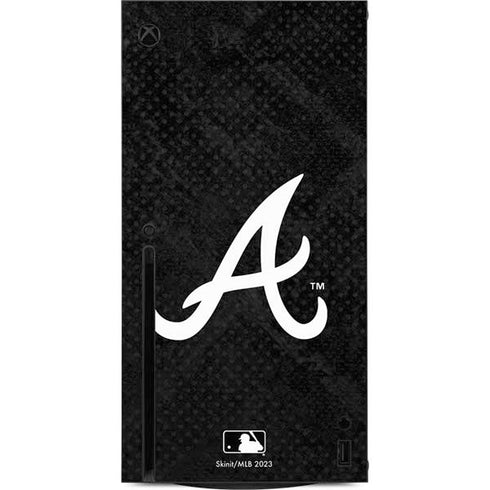 MLB Atlanta Braves Dark Wash Xbox Series X Console Skin