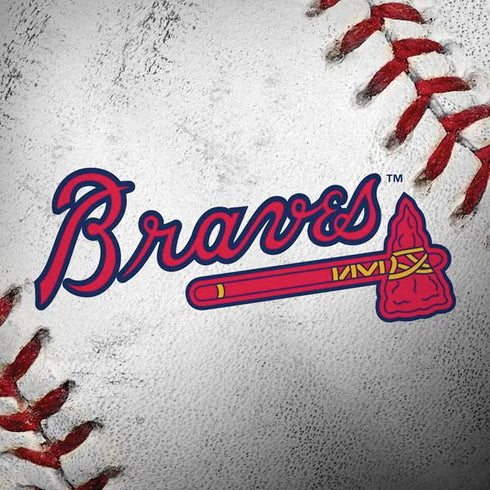 MLB Atlanta Braves Game Ball Dell Alienware Skin