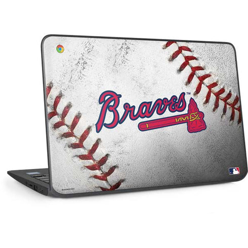 MLB Atlanta Braves Game Ball HP Chromebook Skin