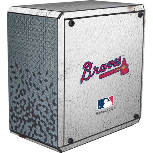 MLB Atlanta Braves Game Ball Cooler Master MasterBox Q300L Mini Tower Skin