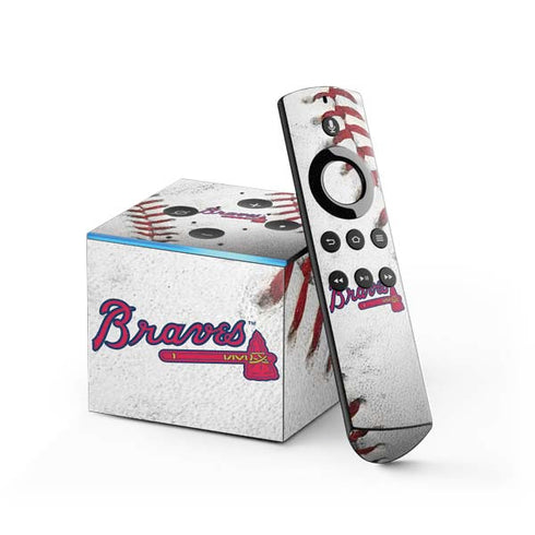 MLB Atlanta Braves Game Ball Fire TV Cube Skin