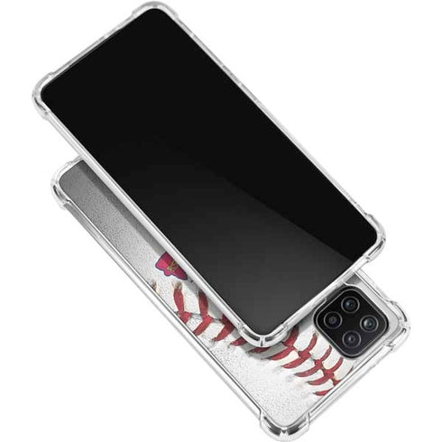 MLB Atlanta Braves Game Ball Galaxy A12 Clear Case