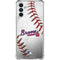 MLB Atlanta Braves Game Ball Galaxy A13 5G Clear Case
