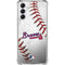 MLB Atlanta Braves Game Ball Galaxy A14 5G Clear Case