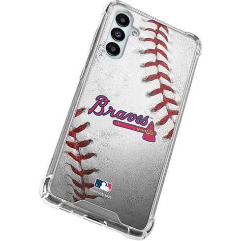 MLB Atlanta Braves Game Ball Galaxy A14 5G Clear Case