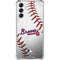 MLB Atlanta Braves Game Ball Galaxy A15 5G Clear Case