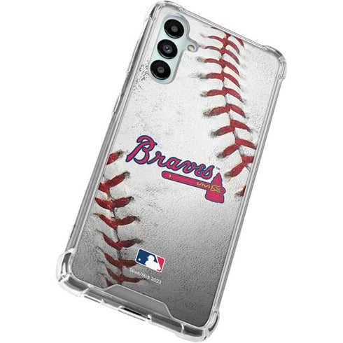 MLB Atlanta Braves Game Ball Galaxy A15 5G Clear Case